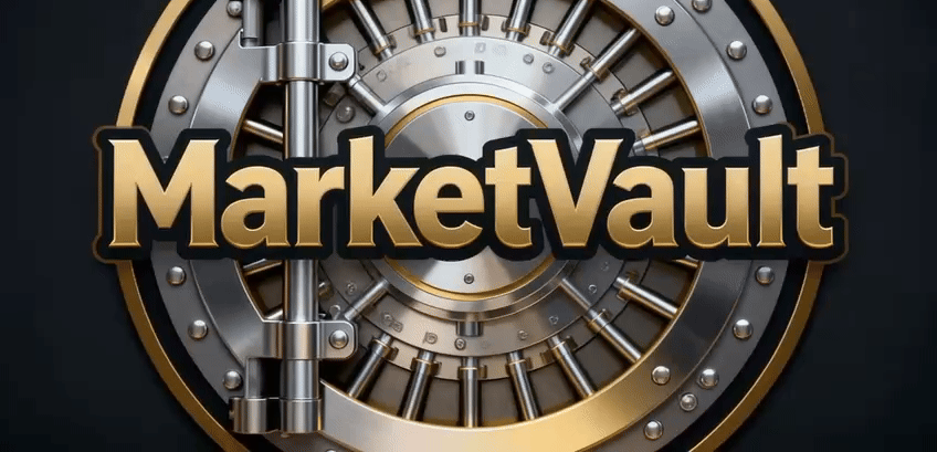 MarketVault Discord Dashboard showing real-time stock option flow and fed rate probabilities